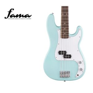Squier Debut Series Precision Bass Guitar, Laurel FB, Daphne Blue auto draft