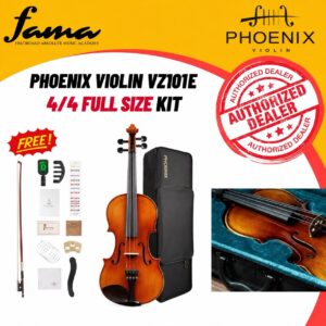 phoenix violin vz101e size 4/4 high quality woods for exam graded