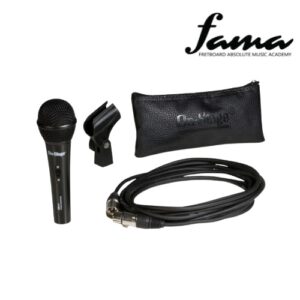 On Stage AS400 Audio Spectrum Dynamic Handheld Microphone with 20ft XLR-XLR Cable, Mic Clip & Pouch images